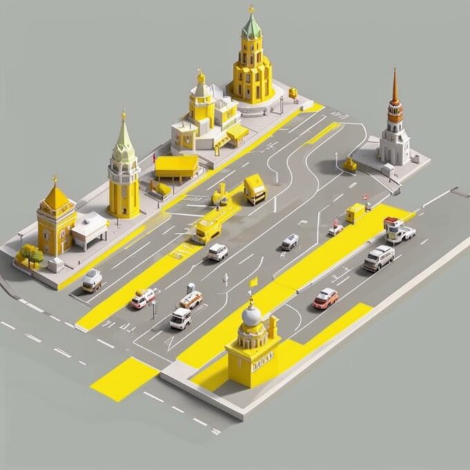 Разметка дорог Казань