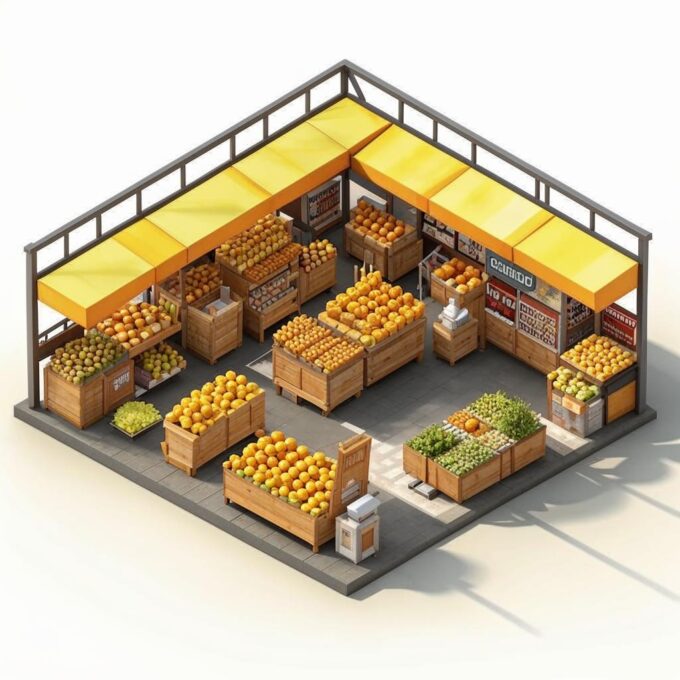 Продуктовый рынок Казань